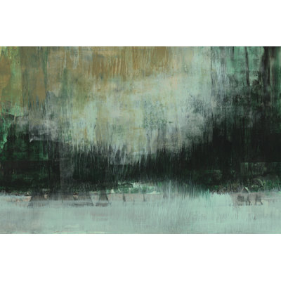 Emerald Grotto II - Wrapped Canvas Painting