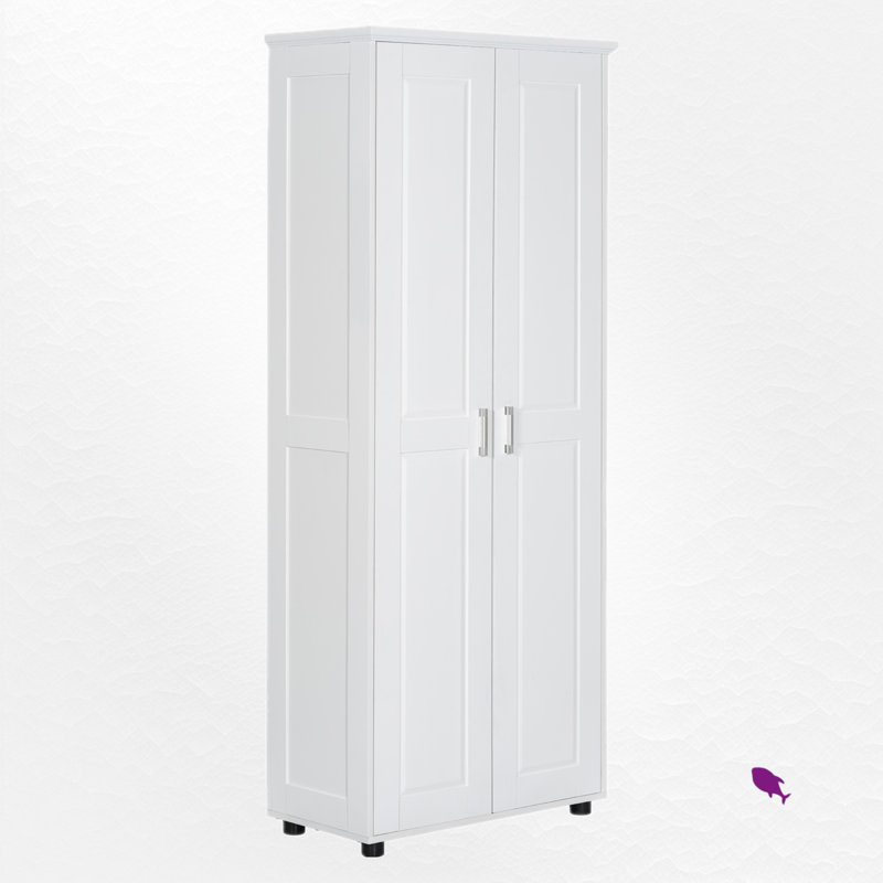 Freestanding Bathroom Storage Cabinet, White