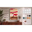 Crimson Fox On Hills Rustic - Print-136791576-136791577