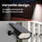 Matte Black Solar Powered Integrated LED Spotlight