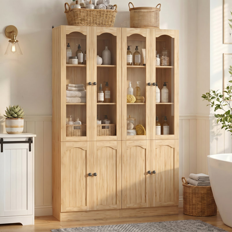 Garde-robe avec porte en verre
