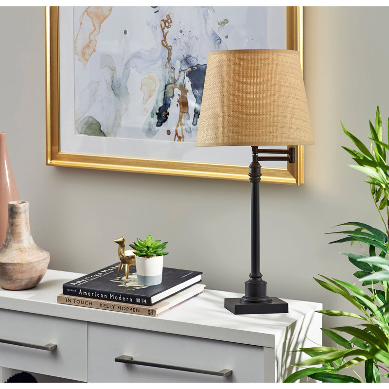 Lampe de table Dante - abat-jour naturel