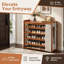 Shoe Storage Rack 25 Pair Shoe Storage Cabinet