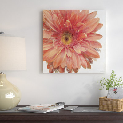 « vif red cascade », reproduction d’art sur toile