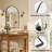 Aluminum Framed Arched Wall Mounted Bathroom Vanity Mirror-1879750147-1879750149