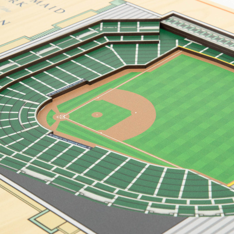 MLB 5-Layer StadiumViews 3D Wall Art, Houston Astros