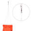 Drapeau d'Halloween mouchoir effrayant 39 po