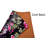 Black Floral Cork Placemats Set of 6 for Dining Table Decor – Heat-Resistant Mats & Christmas Table Accent