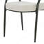Chaises de salle à manger rembourrées avec pieds en métal (ensemble de 2)-1709996821