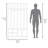Hall Tree With 7 Shelves, Smokey Gray-767771202