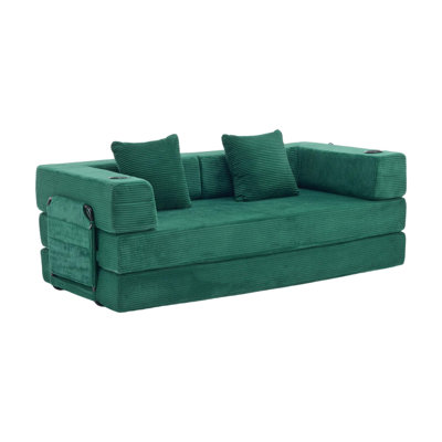 Convertible Sofa Bed - Foldable Floor Couch - Modular Sectional for Living Room, Bedroom, Studio - Compression Sofa in Box