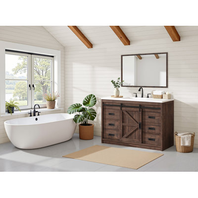 Meuble-lavabo simple 48 po Farmhouse