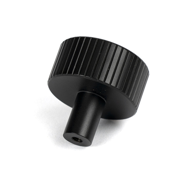 Round Knob, 3 cm, Matt Black