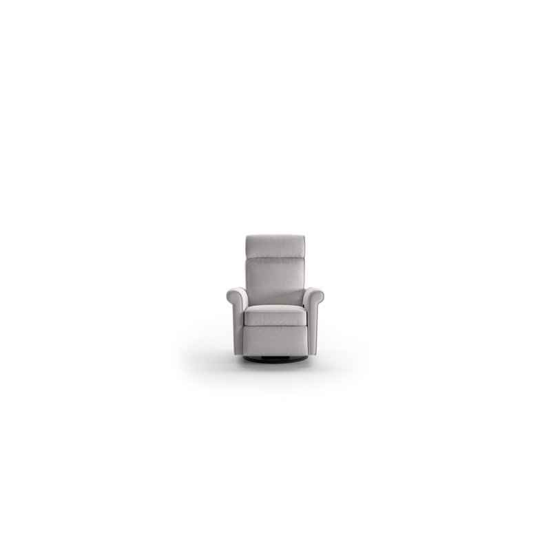 Rolled Recliner - Manual, Light Gray