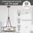 4 - Light Dimmable Drum Chandelier
