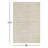 Rectangle Demie Striped Handmade Tufted Wool Area Rug in Gray/Beige-2107724309