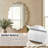 Oval Metal Wall Mirror-69670862-69670861