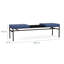 Structure en métal 2 places pour table d'attente Avon Rx Santé-102342545-102342548