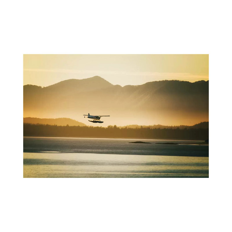 Hydravion par Michelee Scott - photographie sur toile tendue, H 18 po x l 26 po x P 1,5 po