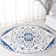 Lauren Ralph Lauren Hand Tufted Wool/Cotton Oriental Rug in Ivory/Navy