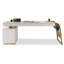 Bureau de comptoir en granite blanc clair de luxe clair-704975053