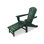POLYWOOD Palm Coast Ultimate Adirondack avec repose-pieds dissimulé