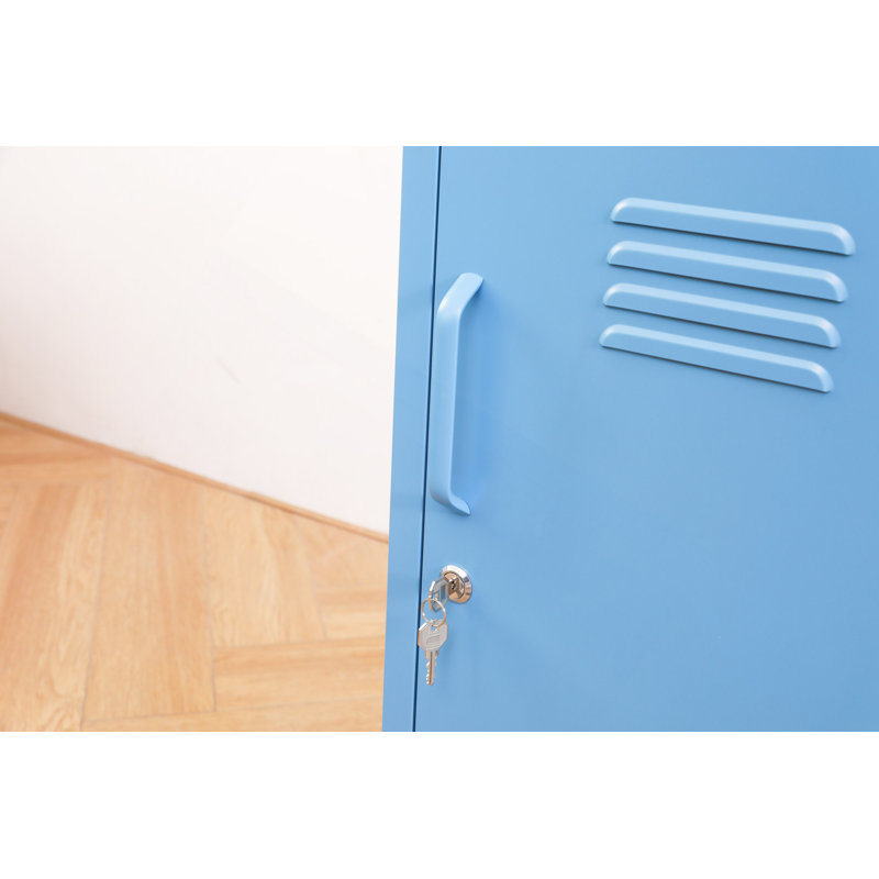 Une armoire de rangement en métal multifonctionnelle, Blue