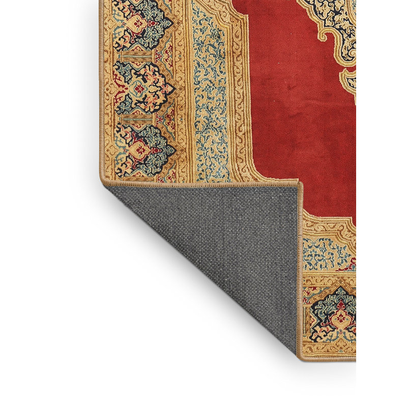 Tapis décoratif beige oriental désiae, Rectangle 5 pi x 8 pi