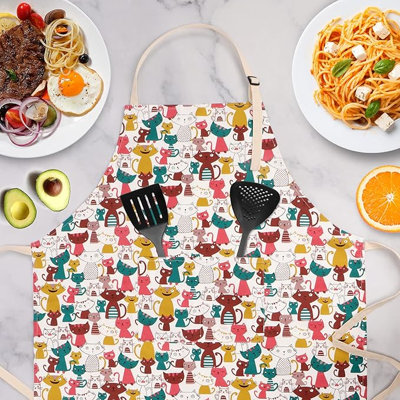 No Holiday Cotton Apron Sets Apron
