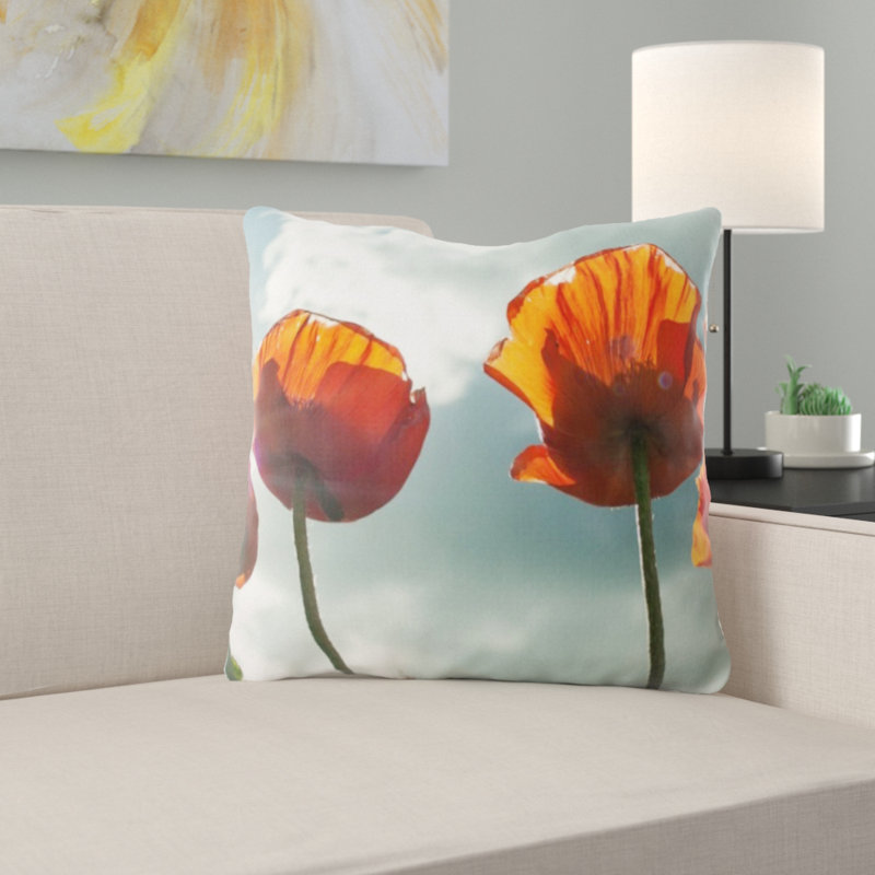 Coussin décoratif fleur