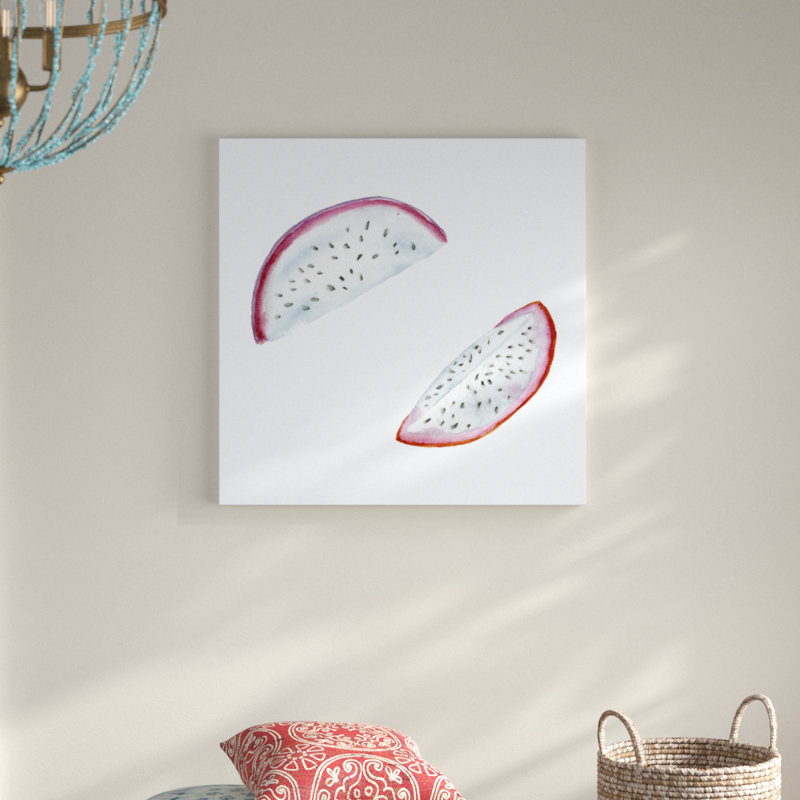 «Love Me Fruit II», peinture sur toile, H 30 po x l 30 po