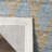 Montserrat Hand Woven Jute/Cotton Geometric Rug in Light Blue/Gold-22810401