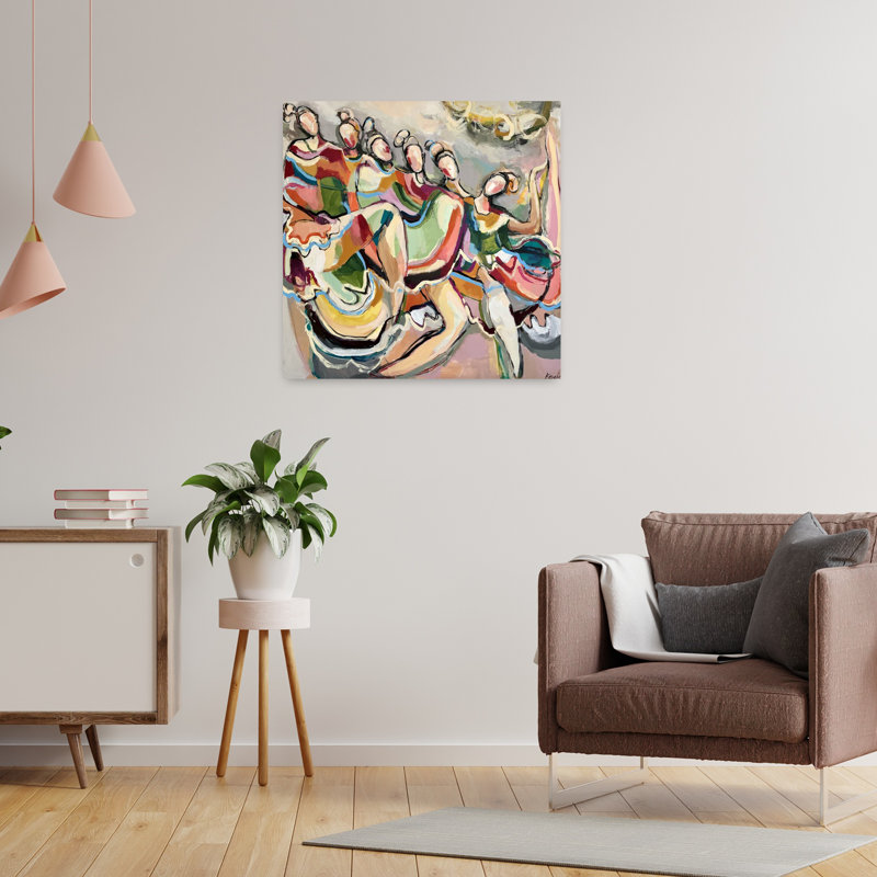 Art contemporain contemporain abstrait, H 24 po x l 24 po
