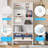 5-Tier Heavy Duty Bookshelf Library Organizer For Living Room, Office, And Bedroom With Superior Stability And Dust Protection-622410913