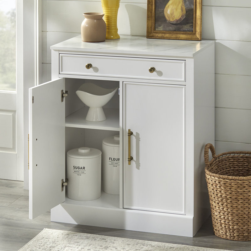 Armoire d'appoint Tait, Blanc
