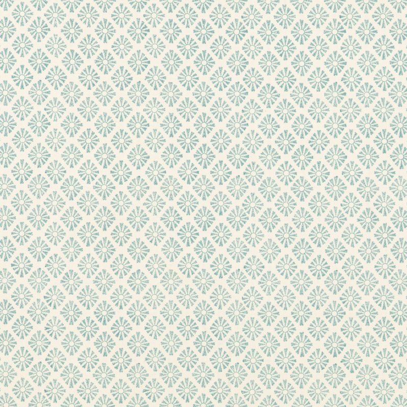 Fiesta Sunburst 100% Cotton Fabric, Aqua