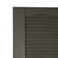 Volet à persiennes sur mesure avec dessus cathédrale-98382108-98382075-98876362