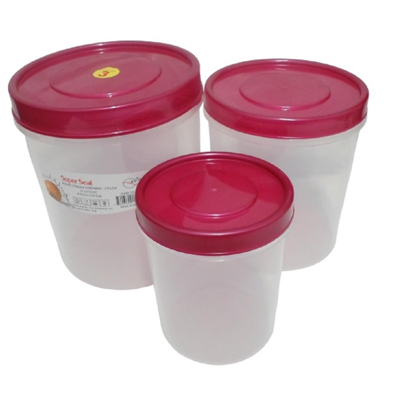 ENSEMBLE CONTENANT EN PLASTIQUE 3PCS
