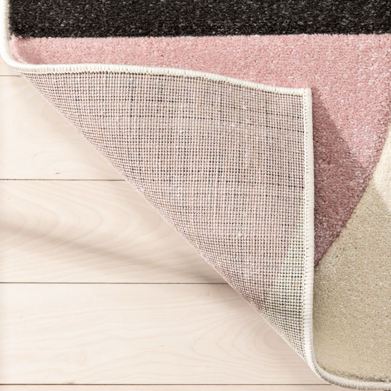Astrid Geometric Synthetic Area Rug, Rectangle 120 x 160 cm