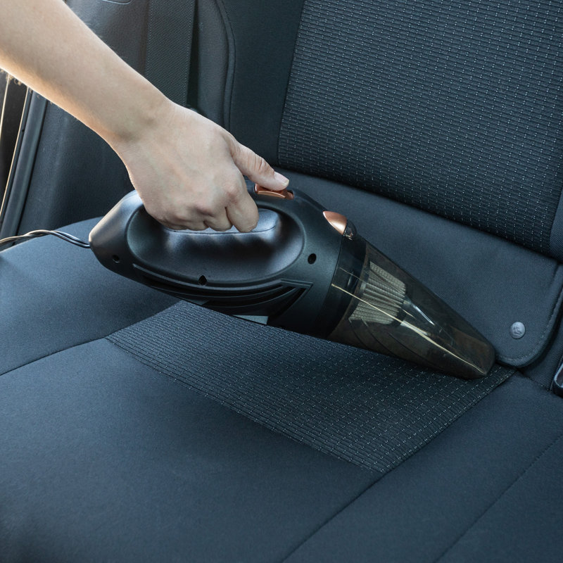 Stalwart Car Vacuum - High-Powered Handheld Vacuum with Detailing Attachments - DC Power Cord and Travel Case Included - Car Accessories
