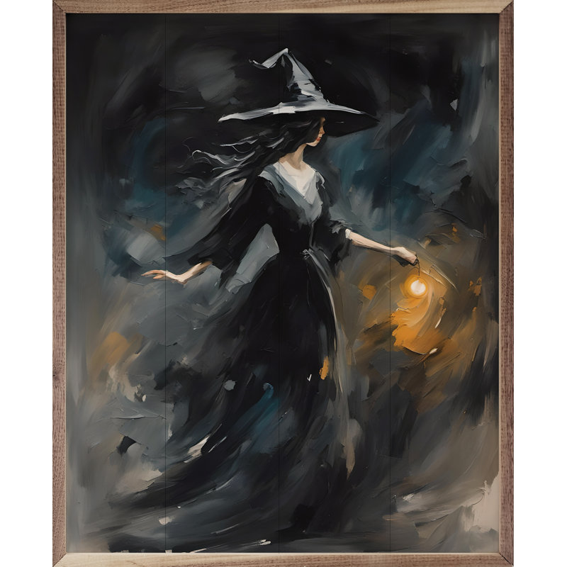 Witch Hunt, 10" H x 8" W