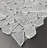 12.5" x 12.5" Marble Pebble Mosaic Wall And Floor Tile-80953390