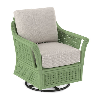 Boca Upholstered Swivel Armchair