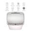 Nine Stars 13.2 Gallon Stainless Steel Motion Sensor Trash Can-38809683