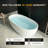 63" Resin Stone Freestanding Bathtub, Elegant Oval Freestanding Bathtub, Solid Surface Bathtub, Matte White, Cupc Certified, Pop-up Drain Pipe, And Minimalist Linear Design Overflow-124811015