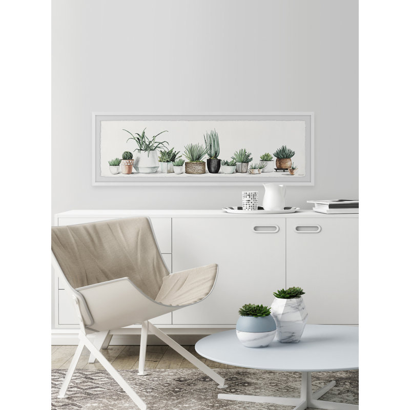 « Perennials »-cadre photo panoramique sur papier, H 15 po x l 45 po x P 1,5 po