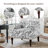 Glenetta Iliana Upholstered Rococo Black Cotton Blend Armchair with Solid Wood Legs and Nailhead Trim-2016617759