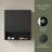 26" Wall-mounted Striped Bathroom Cabinet-1494699611