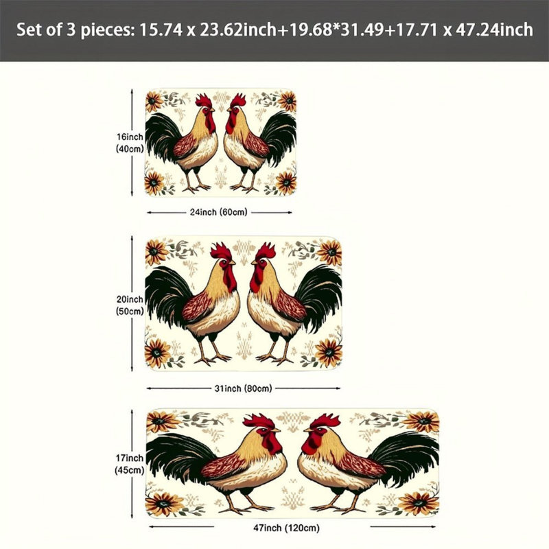 Tapis de cuisine Rooster