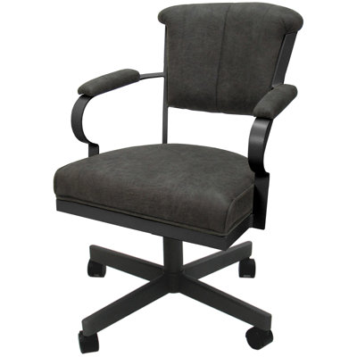Charnisha Metal Dining Caster Chair